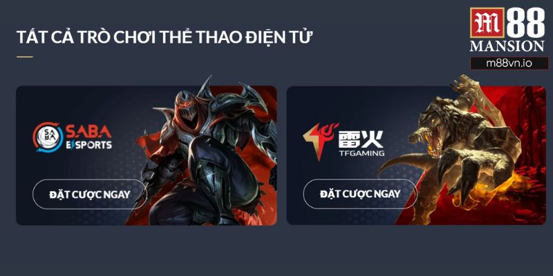 Chi tiết hơn về chuyên mục cá cược thể thao điện tử M88Chi tiết hơn về chuyên mục cá cược thể thao điện tử M88