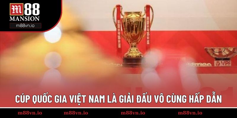 Cúp quốc gia Việt Nam là giải đấu vô cùng hấp dẫn